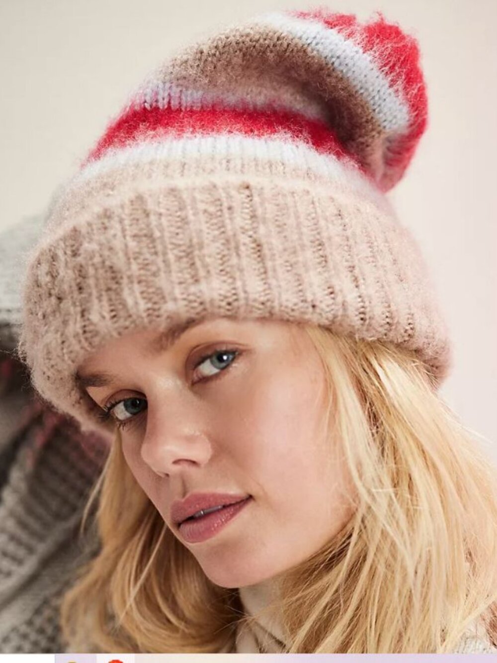 Free People Intimately The Groove Stripe Beanie